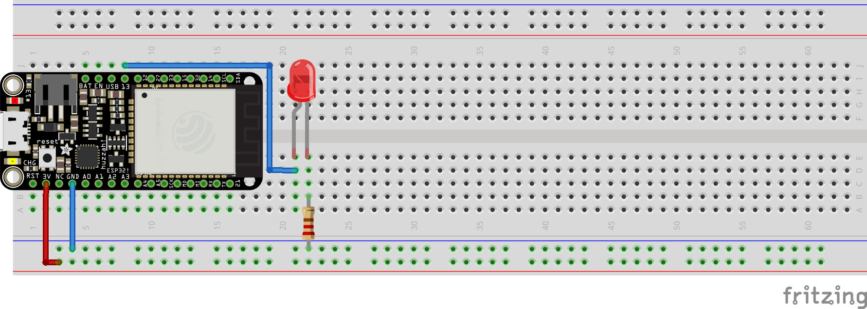 esp32-external-led